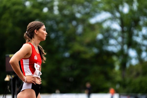 Anna Hense (LG Olympia Dortmund) ueber 400m am 04.06.2022 waehrend der Sparkassen Gala in Regensburg